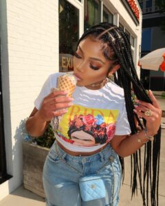 Erica Pinkett Instagram - Operating from love and gratitude is a major key 🔑 to success and happiness ❤️ 📸: @king.artez MUA 💄: @ohkeliyah Braids: @daedohair Brows: @alleyezongg Lashes: @beautysynsation