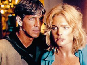 Erika Eleniak Instagram - #throwbackthursday 
With Eric Roberts on the set of Christmas Rush aka Breakaway.
#ericroberts 
#breakaway
#christmasrush 
#deancain 
#winnipegmanitoba
