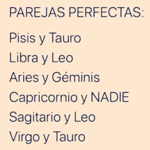 Erika de Sautu Riestra Instagram - LISTO
 NO ESTÉN AL PEDO TRATANDO DE QUE FUNCIONE!! ( los que no estan es porque les toca irse)
TAREA: DE QUE SIGNO ES? :
A: TU PAREJA
B: TU CHONGO
C: TU MAMU
D: TU HUESITO
E: TU AMANTE
SI NO VA...... NO VA !!
#signos #zodiaco #horoscopo #hombres #mujeres