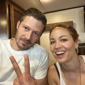 Erika Christensen Instagram - This guy just joined IG so I’m stealing his Twitter post to welcome him. Also he’s got a new podcast with @mistergarf! And @skittishkid! For all your deepest FNL needs. 
@zachgilford7 “Such a pleasure to finally get to work with the amazingly talented @erikachristensen long time coming, and hope there are may more. Thanks for asking me to join the show. Can’t wait for the world to see it” 🫠