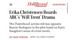 Erika Christensen Instagram - Here’s a little story of me and Will Trent —
1) Liked a script & made a tape, “you had no idea”
2) Joined a club, 
3) Kicked it off, 
4) There are different factions, 
5) Oh, initiation, 
6) I’m in, 
7) I’m so in, 
8) Perks, 
9) (uh, promoting the show in Zoom interviews) 
10) They got my back — 
Tuesdays at 10p on @abcnetwork & streaming on @hulu