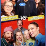 Erika Christensen Instagram - Tonight’s the night! Please enjoy the ridiculousness of @familyfeudabc 😆 8/7c on @abcnetwork Team Christensen vs. @kalpenn’s “Penn Station” 💪🏼 💪🏼 🧠