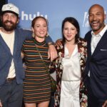Erika Christensen Instagram - Making Keegan laugh is the best, though admittedly not that hard. With The Keys (yes, captial The) at the premiere of @keeganmichaelkey’s great new show @rebootonhulu which dropped today. Enjoy. Dress by Contempo Casuals. P.S. Delighted to see some of the @20thcenturystudios TV team with whom I’m excited to make a new show, “Will Trent” this fall…
