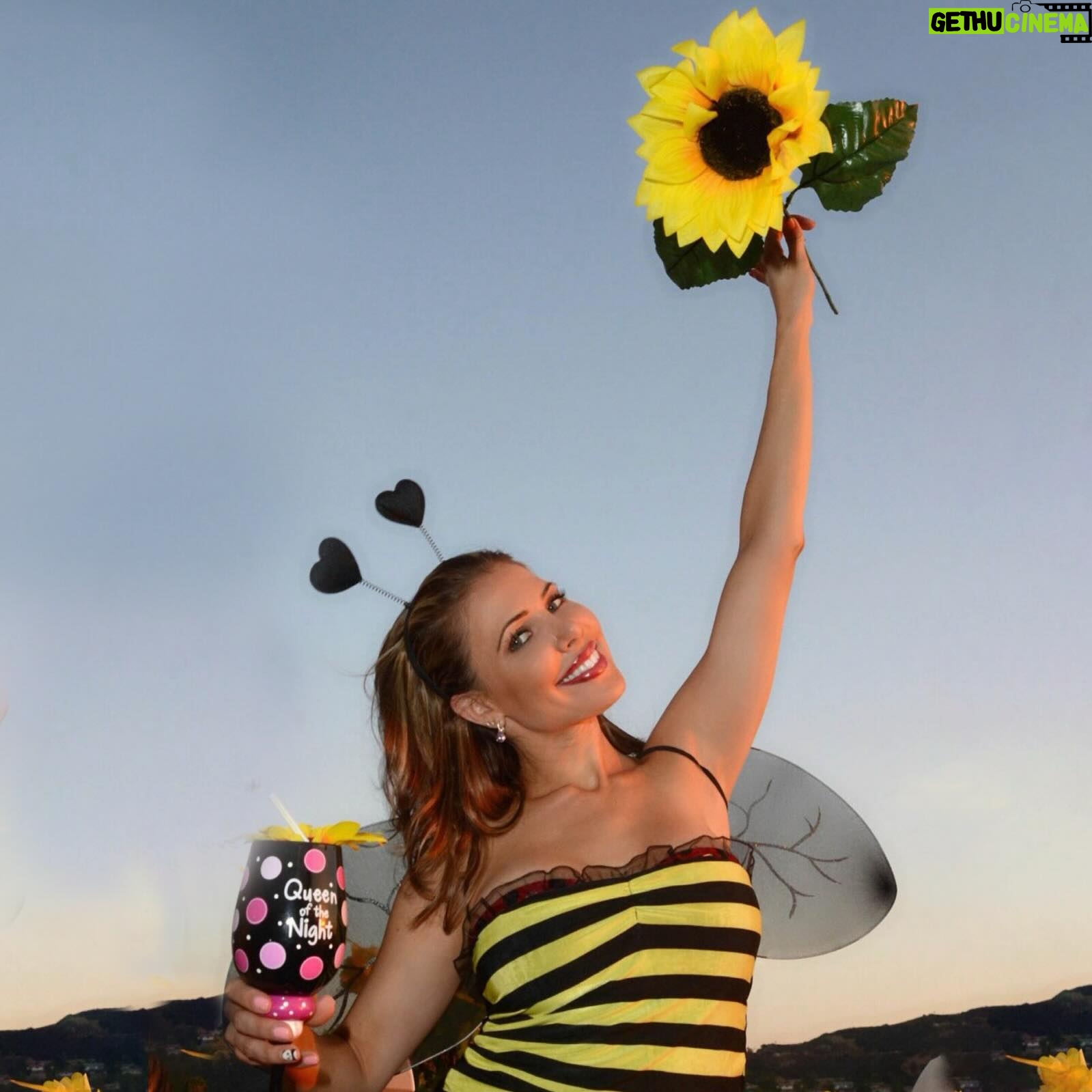Erika Jordan Instagram - Even in a field of shit there are flowers. Focusing on the positive takes constant effort. To over ride the disgust.. all your senses screaming to escape.. and you, somehow able to admire the beautiful sunflower.. that managed to thrive in these unfair conditions.. #BeTheSun #thinkpositive #HappyFriday #goodmorning #savethebees 🐝 #bee