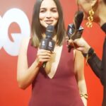 Erika Packard Instagram – Last night @gqindia MOTY .  Giggled away with @aliaabhatt 🤭🤭