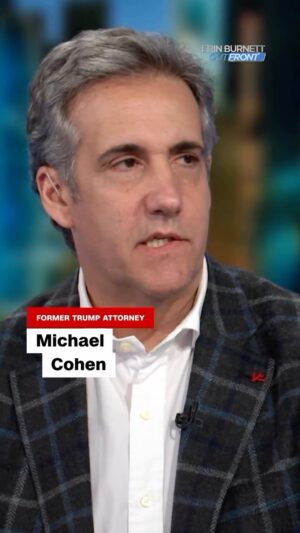 Erin Burnett Instagram - Erin Burnett speaks to Michael Cohen about Trump’s post conviction attacks. #cnn #trump #michaelcohen #hushmoney #trumptrial #guilty