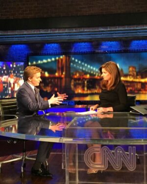Erin Burnett Instagram - @newyorkermag contributing writer @ronanfarrow is joining @erinburnett #OutFront this evening. The journalist is discussing his reporting of the sexual harassment accusations levied at Les Moonves, CEO of CBS.