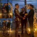 Erin Barnett Instagram - This moment deserves a permanent spot on my grid. Watching one of my closest friends @bradbrav marry his soul mate @heathanthonyparker was the most beautiful moment ever 🥰🥹❤️ You 2 are the definition of true love. I’m so happy for you both!! 🥳💍 You are both the most kind hearted people I know & I’m so grateful to have you both in my life. #marriedlife #friendsforlife #momentslikethese #soulmates