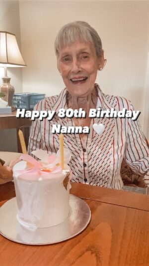 Erin Barnett Instagram - Happy 80th Birthday Nanna! 🤍  I had a Tia Maria for you (even though it’s so gross😂) I bet up in heaven you don’t look a day over 21 😉 #happybirthday