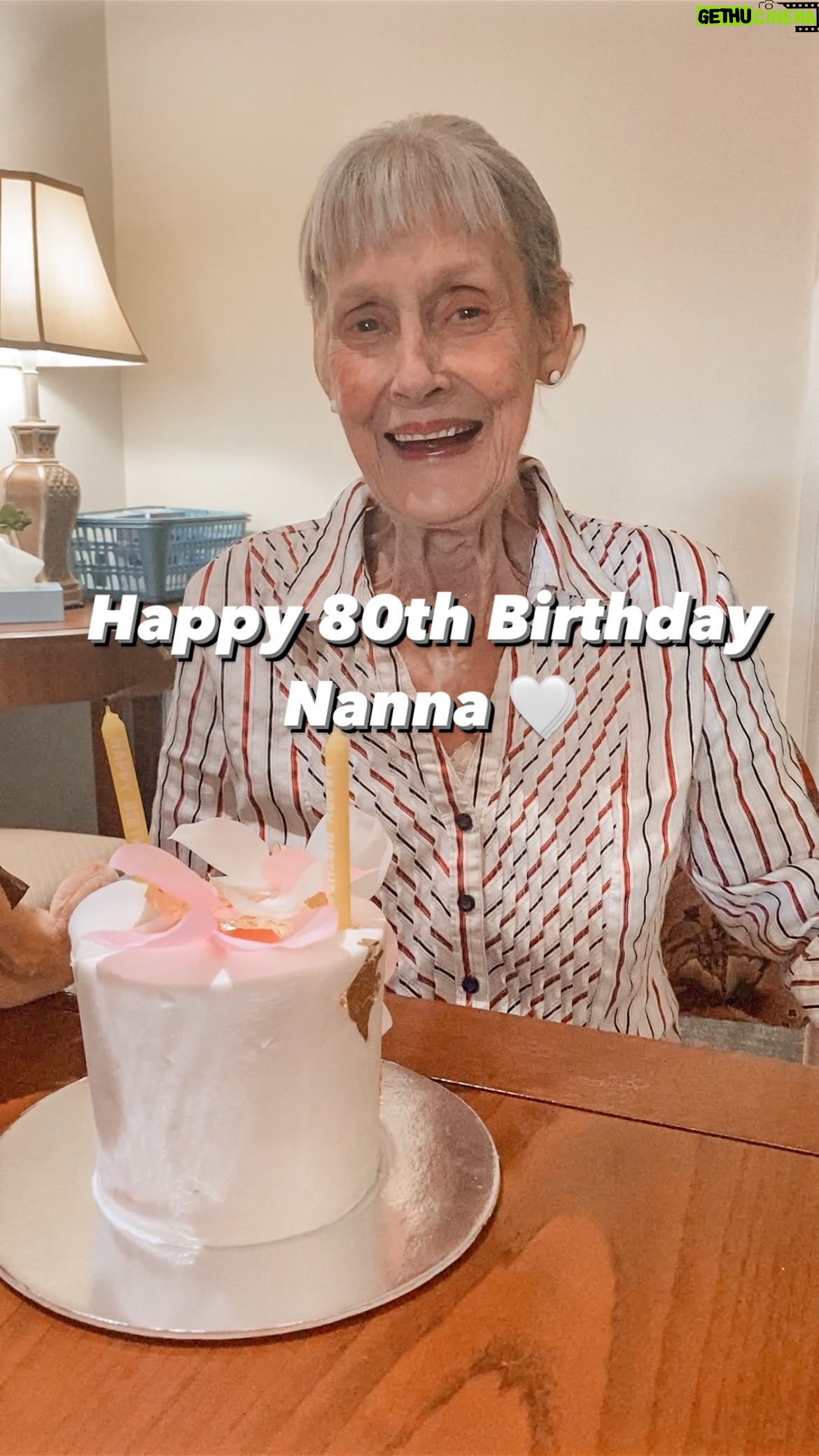 Erin Barnett - 5.2K Likes - Happy 80th Birthday Nanna! 🤍 I had a Tia Maria for you (even though it’s so gross😂) I bet up in heaven you don’t look a day over 21 😉 #happybirthday