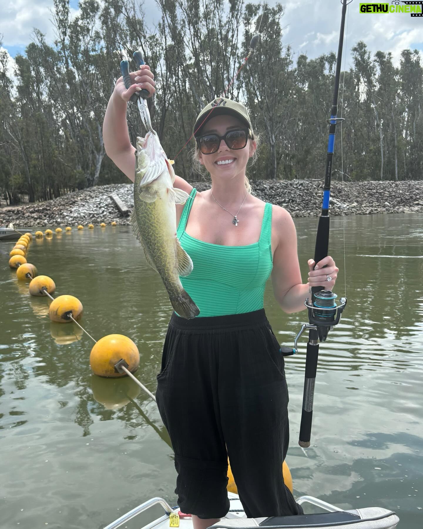 Erin Barnett - 3 Likes - Getting better each year! 🎣 my fishing attire could do with an upgrade though 😅 #yarrawonga #yarrawongamulwala #fishing #fishingbeauty