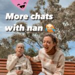 Erin Barnett Instagram - My thoughts exactly nan 🤣 PS: no pressure mick. We love you, promise! 🥰🥰 Hahaha #chatswithnan #nannabarb #marriage #funny #joking #lol #swearwords