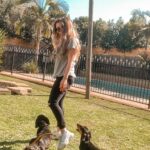 Erin Barnett Instagram - Family day ❤️🐾 #mychildren #furbabies #dachshund