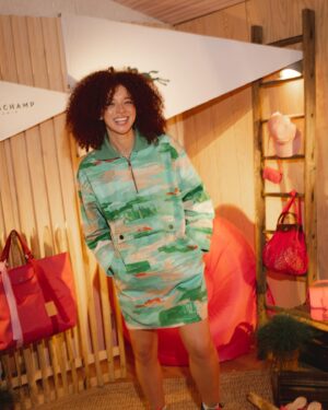 Erin Kellyman Instagram - Thank you for having me! 💘 @longchamp 
#longchampglamping 
AD