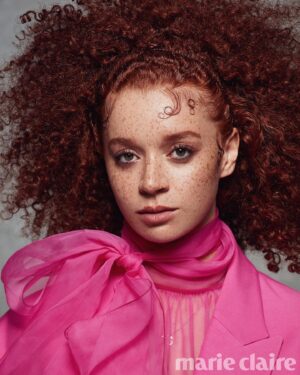 Erin Kellyman Instagram - Massive thank you to @marieclaireuk for having me be apart of this incredible feature! ‘Women in fantasy’ shot by the wonderful @kylegalvin_ 
Styled by: @sarahroseharrison 
Hair: @nicola_harrowell 
Make up: @carollopezreid
