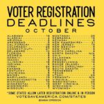 Erin Richards Instagram - Voting registration deadlines!! #vote