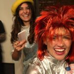 Erin Richards Instagram - Shout out to my girl @gina.lauren - wonder colourist! I love you and I love all the looks you’ve given me over the years (especially David Bowie 🤣) #crownseason5 #premiere #redhead #cutler #cutlersalon #colour #hair #davidbowie