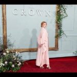 Erin Richards Instagram - @thecrownnetflix and my bump are out today! So proud and honoured to be part of this incredible series. The crew, cast and creators could not have been more of a pleasure to work with. Hope you enjoy! Styling: @honorhellonprod Earrings: @rubyjack__ Hair: @rickyandthe64 Makeup: @jazcrush.artistry 👑👑👑👑👑 #thecrownseason5 #babybump #redcarpet #redcarpetfashion #netflix