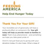 Erin Richards Instagram - If you have any money to spare right now, please consider donating to @feedingamerica who will use your donation to help those struggling to feed themselves or their families in these hard times. Link in bio x
