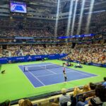 Erinn Westbrook Instagram – Black Girl Magic ✨ & incredible  sportsmanship at the US Open last night. Proud of these ladies! 👏🏾😍🎾 #naomi #coco