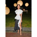 Erinn Westbrook Instagram – Shots from @prabalgurung 🤍🖤