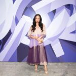 Erinn Westbrook Instagram - Always a wonderful time with @dior @diorbeauty 💜 Thank you for having me. #dareingrisdior #diorlacollectionprivee