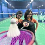 Errina GD Instagram - 🩷💜 badminton time w/ @gentasquad.bc