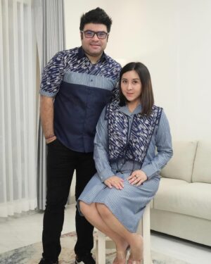 Errina GD Instagram - Diera Family set Navy from @lenshan.id 💙