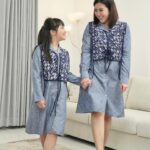 Errina GD Instagram - Diera Family set Navy from @lenshan.id 💙