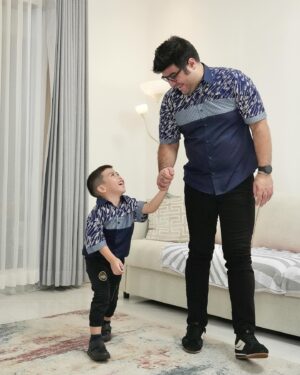 Errina GD Instagram - Diera Family set Navy from @lenshan.id 💙