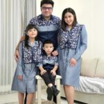 Errina GD Instagram - Diera Family set Navy from @lenshan.id 💙