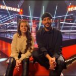 Erza Muqoli Instagram - Merci Slimane pour l’invitation ! J’ai adoré participer à cette journée de coaching à tes côtés dans The Voice ! Bonne chance à tous les talents (diffusion ce soir sur la une / @rtbf )