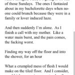 Esmé Bianco Instagram - Sharing this piece is one of the most intensely vulnerable things I’ve ever done. I’ve been working it and trying to wrangle it into something more poetic and I finally decided that it’s raw imperfection is actually exactly what needs to be shared. I’ve been putting it off for a while but it’s time to put that fear behind me. So here it is I wrote this piece at the darkest point of my life, and I’m sharing it for those of you who have been there, or are there right now. I waded through it, and scraped, crawled and hauled my way out of it. And now I’m ok. Actually, I’m more than ok. I’m bursting back into life. I hope that by sharing this one person feels seen, and even slightly less alone. And it would be remiss of me not to thank the @crisistextline who were there for me on that particularly dark day. They do incredible, life saving work 🙏🏻 #mentalhealthawarenessmonth #mentalhealth #suicideprevention #mentalhealthmatters #youarenotalone