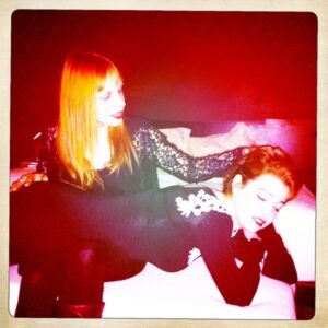 Esmé Bianco Instagram - You had me at “hello” 💋Happy birthday, you beautiful goddess @bornonbloomsday So grateful for you xoxox