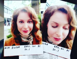 Esmé Bianco Instagram - Continuity shot from the first ever scene of @magicianssyfy many moons ago. I can’t believe it’s the last ever episode tonight! 😥 I had such a wonderful time playing Jane Chatwin aka Eliza aka The Watcherwoman and I shall miss my magical family dearly @summerybishil @jade.tailor @halebofosho @arjunguptabk @seragamble @stellamaeve @rickworthy1 and everyone I forgot to tag✨⌛️🔮💜 #themagicians