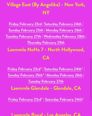Esther Povitsky Instagram - tickets on sale at drugstorejune.com now for our advance screenings in new york and LA - be among the first to see what the world is coming to.