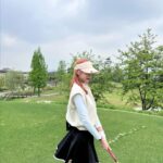 Eun Ji Instagram - 하하하하호호호 즐겁따 !⛳️
