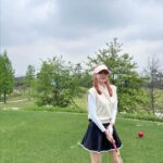 Eun Ji Instagram - 하하하하호호호 즐겁따 !⛳️