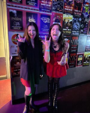 Eva Ariel Binder Instagram - Great night watching my friend Hailey perform at The Roxy and seeing old friends!! She was awesome ! @theroxy #theroxy #rock #bands #friends #fun #sunsetblvd