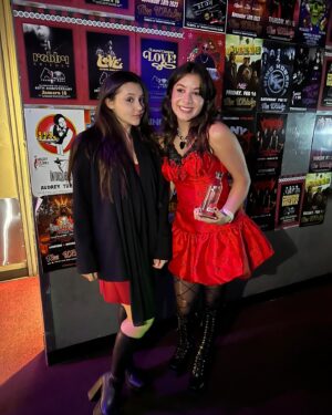 Eva Ariel Binder Instagram - Great night watching my friend Hailey perform at The Roxy and seeing old friends!! She was awesome ! @theroxy #theroxy #rock #bands #friends #fun #sunsetblvd