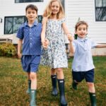 Eva Amurri Martino Instagram - Ok, Summer, we’re ready!!! ☀️💙 Today on Happily Eva After, I have a roundup of my favorite summer style pieces for kids in every price point. Some are even on sale! What I will never be ready for, however, is how big all three kiddos are looking all of a sudden 🥹 When these three were babies all I wanted was for time to speed up so I could talk and interact with them…now all I want to do is shrink them down so I can carry them around in my pockets forever. Fully committed to living this summer up to its fullest! 📷: @juliadags