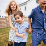 Eva Amurri Martino Instagram - Ok, Summer, we’re ready!!! ☀️💙 Today on Happily Eva After, I have a roundup of my favorite summer style pieces for kids in every price point. Some are even on sale! What I will never be ready for, however, is how big all three kiddos are looking all of a sudden 🥹 When these three were babies all I wanted was for time to speed up so I could talk and interact with them…now all I want to do is shrink them down so I can carry them around in my pockets forever. Fully committed to living this summer up to its fullest! 📷: @juliadags