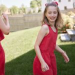 Eva Amurri Martino Instagram - Sometimes all you need for a fresh perspective is a Sunny Day ✔️ A Good Night’s Sleep ✔️ A Little Color ✔️ and a Laugh With Your Bestie ✔️✔️✔️✔️♥️🥹🥰 Grateful that the universe gave me a forever best friend in this sweet girl. 📷: @juliadags Mother daughter, summer style, red, linen, linen separates, kid style, mommy and me, mother daughter matching, Connecticut, Westport CT