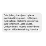 Eva Burešová Instagram - Čím více lásky a pozitivních věcí budeme světu dávat a ukazovat, tím více si je k sobě přitáhneme. A tak i já mám občas radost zasdílet vaše krásné zprávy, které mi posílate po představení. Děkuji vám z celého srdce ❤️🪬 Do konce sezóny ještě zbývá pár představení, přijďte se kouknout a třeba na sebe budeme mít štěstí 🌞