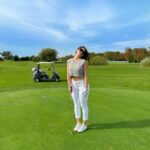 Eva Ducci Instagram - Une belle journée au golf⛳️💚🍀