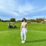 Eva Ducci Instagram - Une belle journée au golf⛳️💚🍀