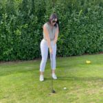 Eva Ducci Instagram - Une belle journée au golf⛳️💚🍀