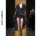 Eva Herzigová Instagram - DOLCE&GABBANA FW 24 Thank you Domenico and Stefano for having me walk the show and Karl Templer, Pat and Guido for making me look this foxy! @dolcegabbana @patmcgrathreal @guidopalau #karltempler @dmanagementgroup @mrsvoguester