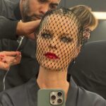 Eva Herzigová Instagram - DOLCE&GABBANA FW 24 Thank you Domenico and Stefano for having me walk the show and Karl Templer, Pat and Guido for making me look this foxy! @dolcegabbana @patmcgrathreal @guidopalau #karltempler @dmanagementgroup @mrsvoguester
