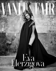 Eva Herzigová Instagram - CZECH IT OUT! @vanityfairfrance @luigiandiango @annadellorusso @stephane_marais_officiali @zzotalents